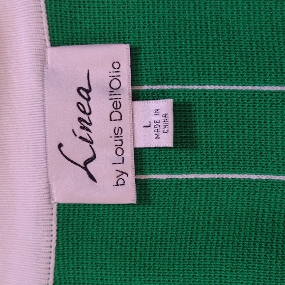 Louis Dell Olio green cardigan size large - Picture 3 of 6